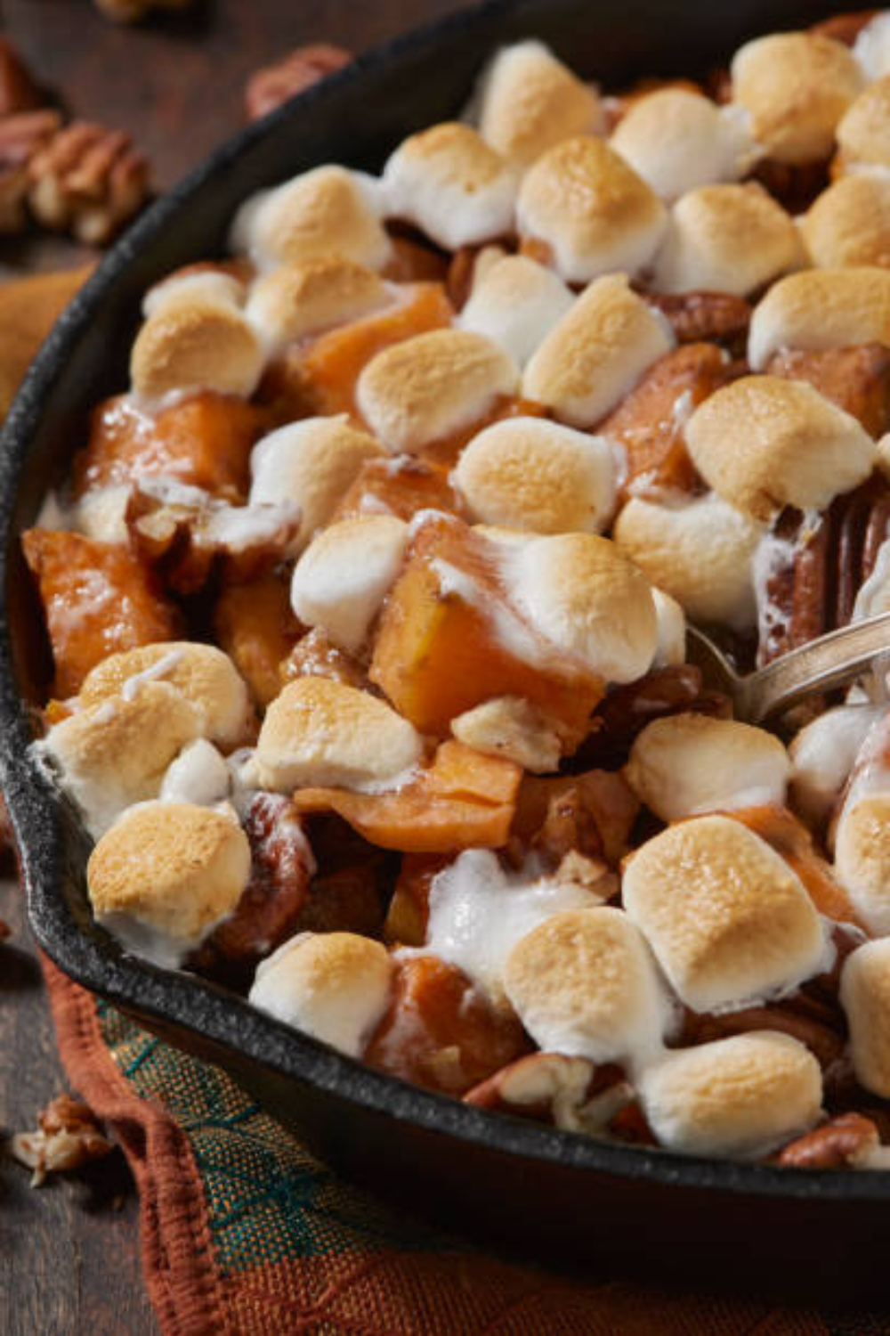Image illustrates sweet potato pie casserole recipe.