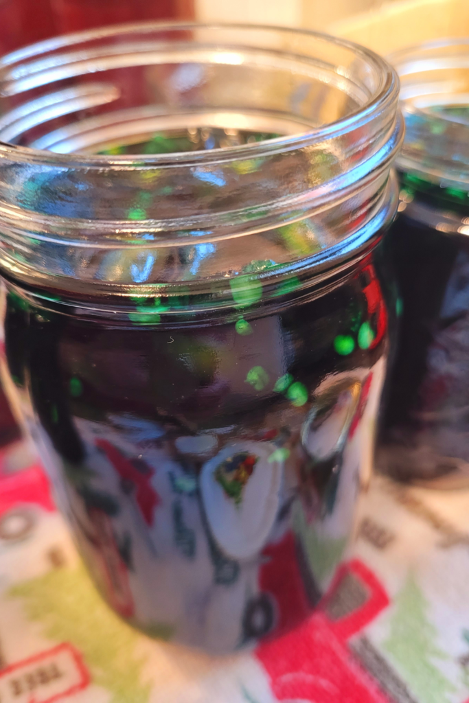 Image illustrates jalapeno mint jelly.