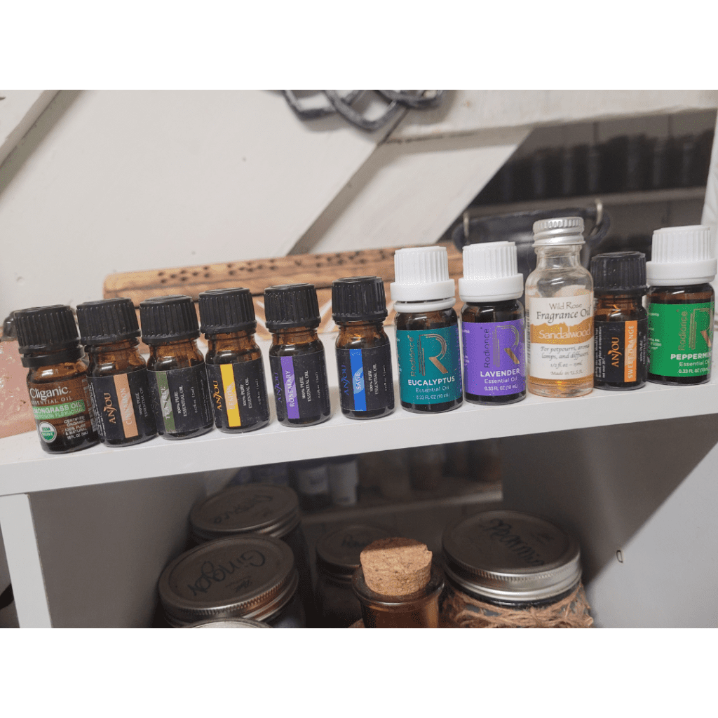 Image illustrates essential oils for plants.