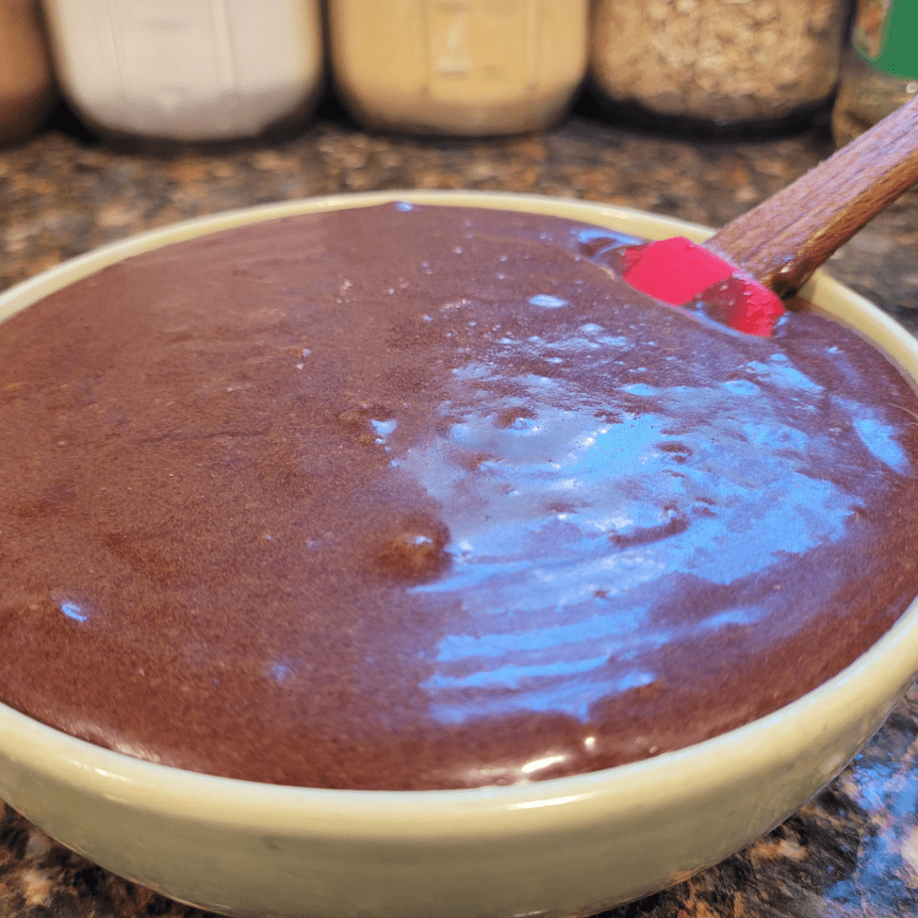 Image illustrates chocolate frosting.