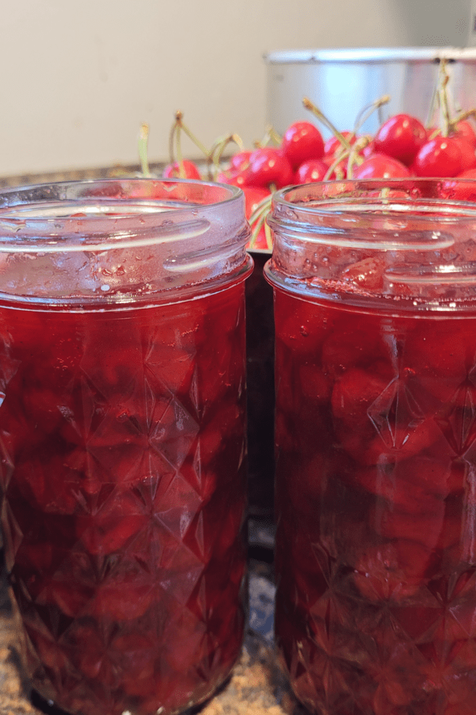 Image illustrates cherry pie filling.