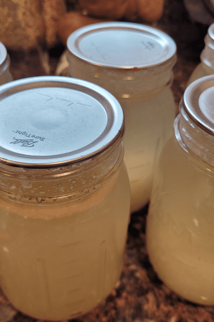 Image illustrates broth.