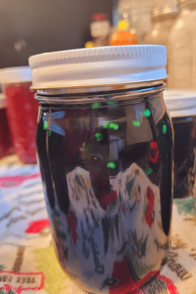 Image illustrates homemade jelly. 