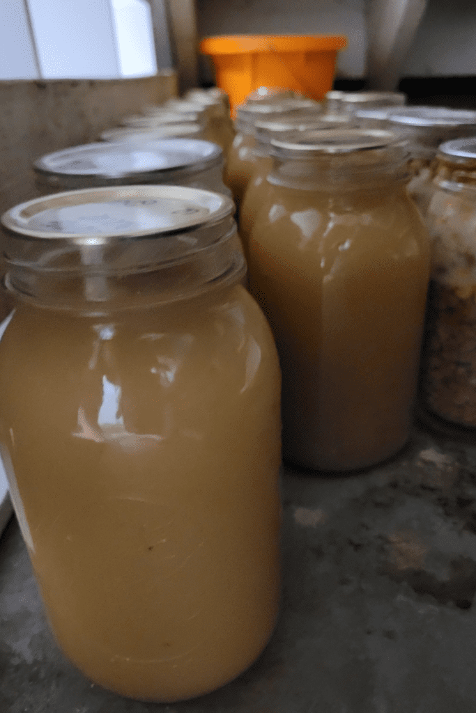 Image illustrates condiments in a pantry.