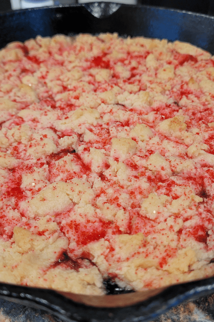 Image illustrates red, white, and boom cobbler.