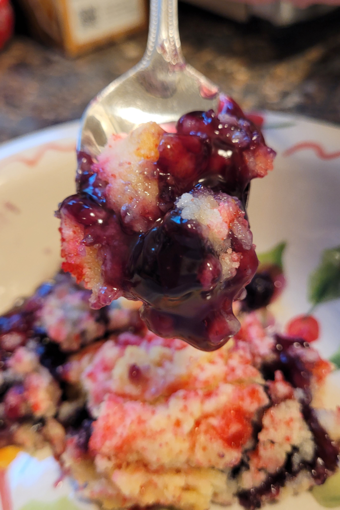 Image illustrates red, white, and boom cobbler.