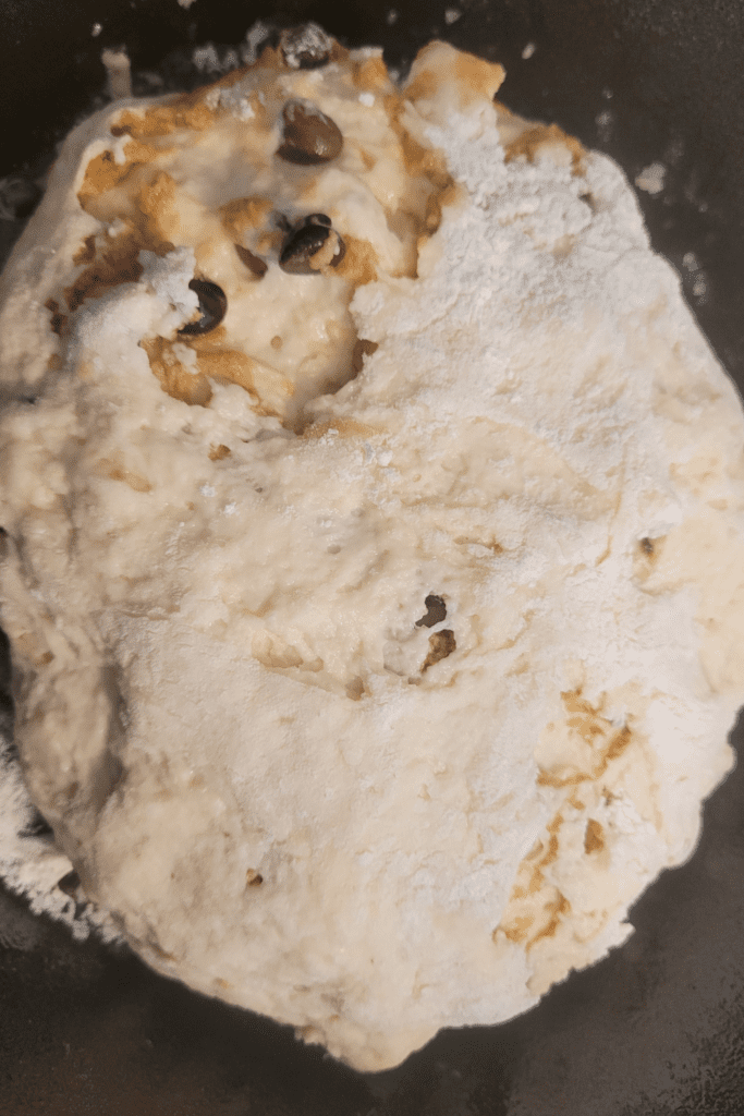 Image illustrates s'mores sourdough bread.