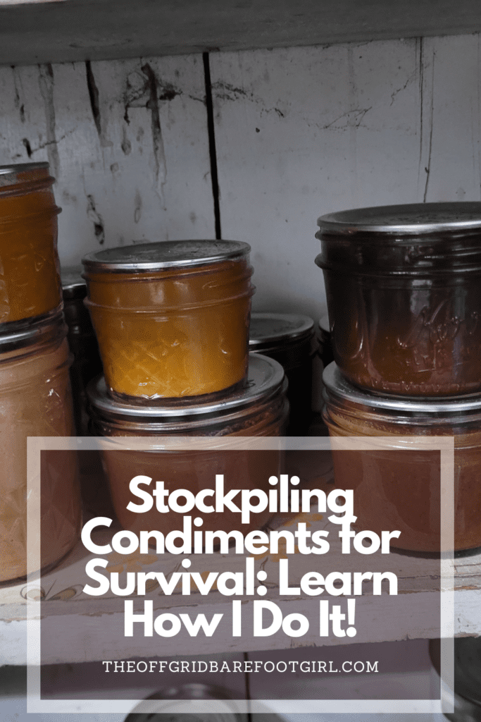 Image illustrates a Pinterest pin of condiments.