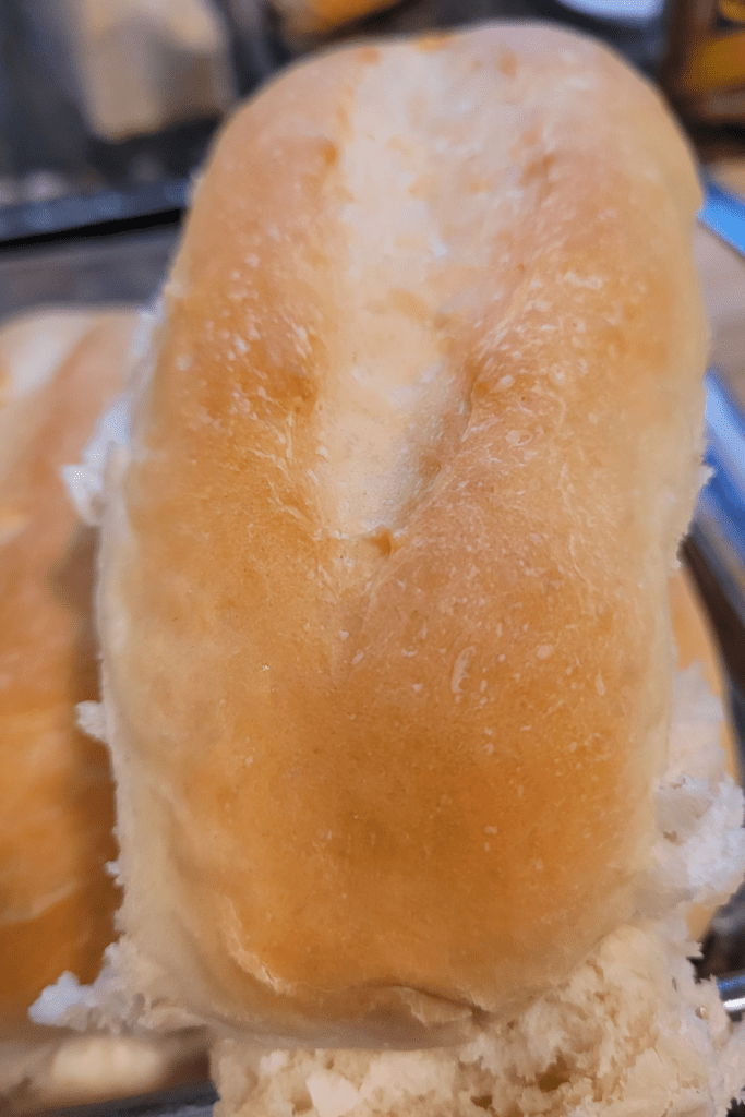 Image illustrates hoagies made from scratch for a hoagie buns recipe.
