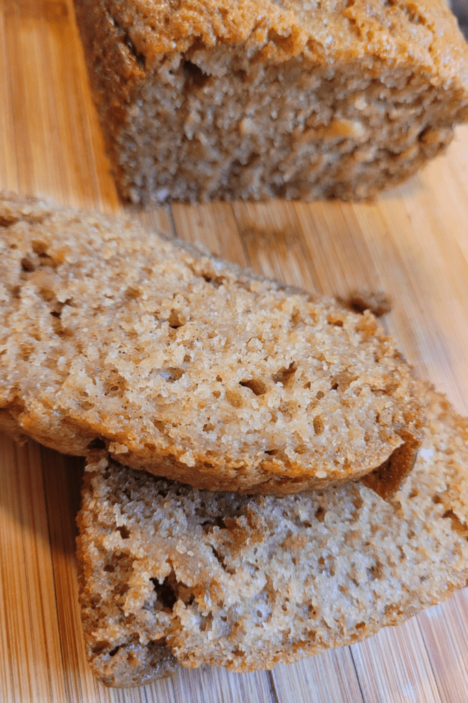 Image illustrates sweet potato bread.