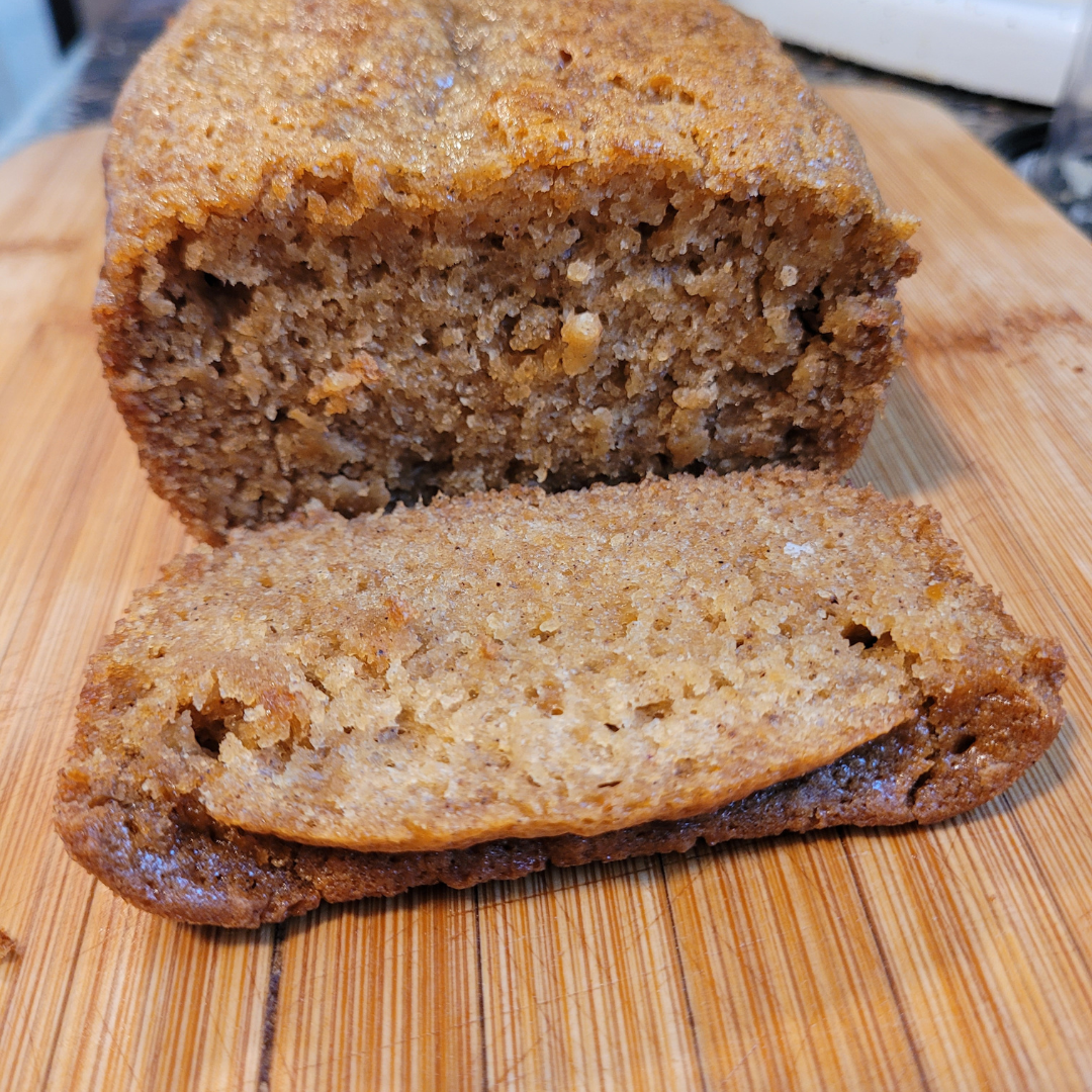 Image illustrates sweet potato bread.