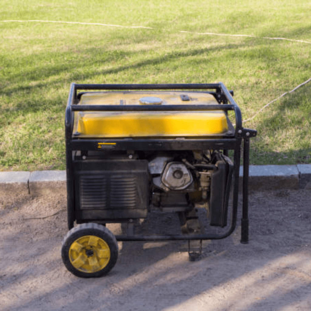 Image illustrates portable generators by Generac.