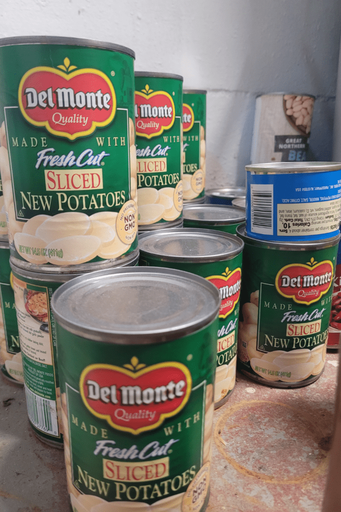 Image illustrates winter pantry staples. 