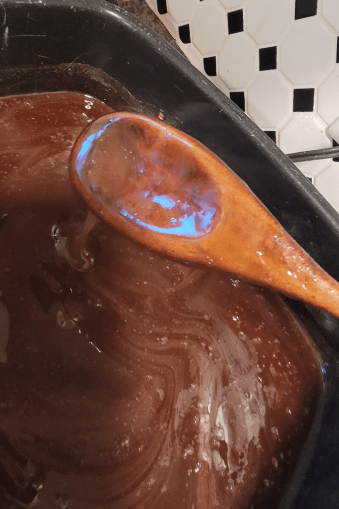 Image illustrates pear pie filling.