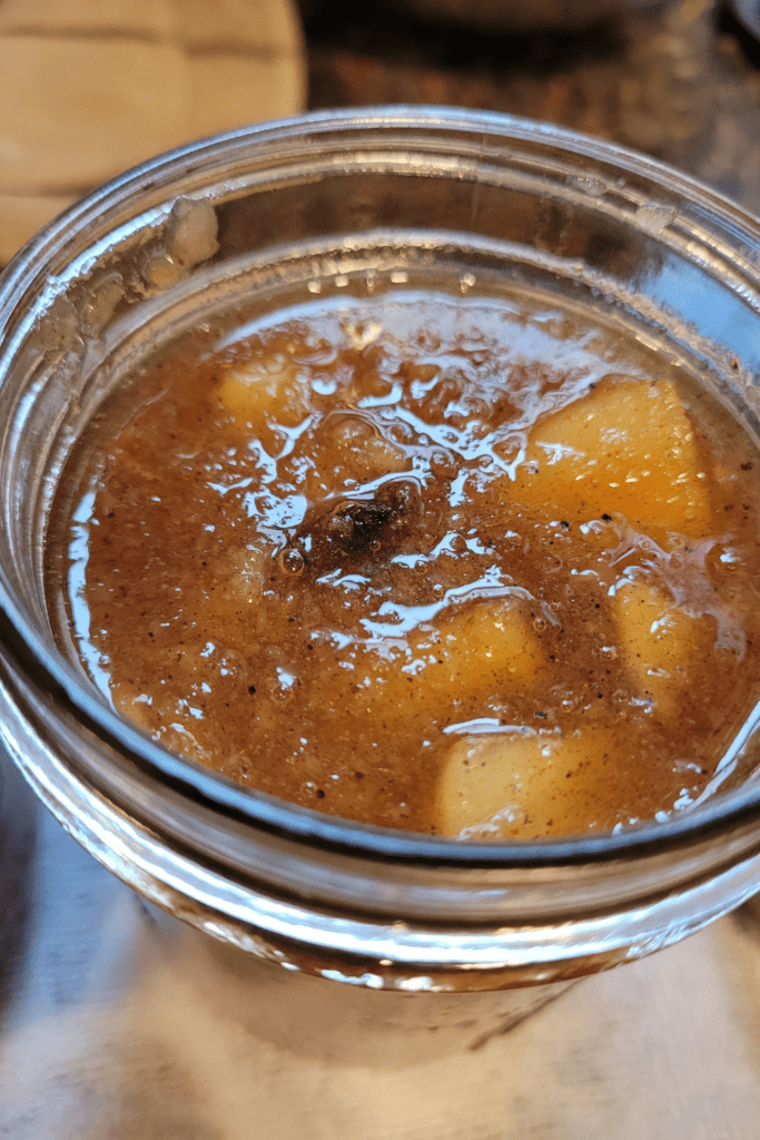 Image illustrates quince for quince chutney.