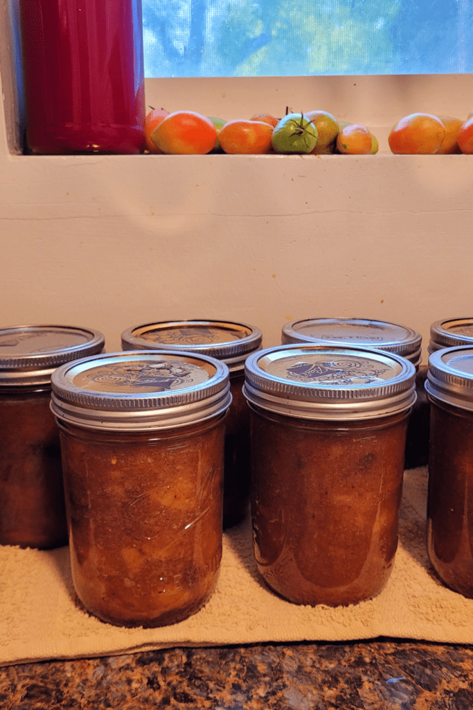 Image illustrates quince for quince chutney.