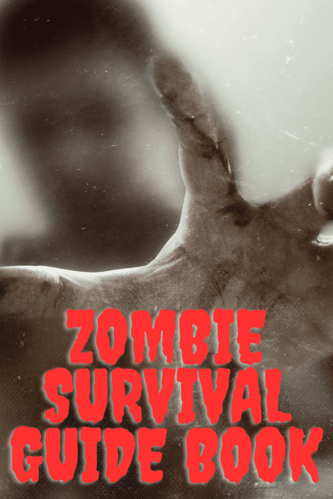 Image illustrates zombie apocalypse.