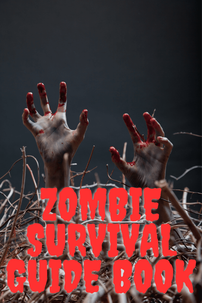 Image illustrates zombie apocalypse.