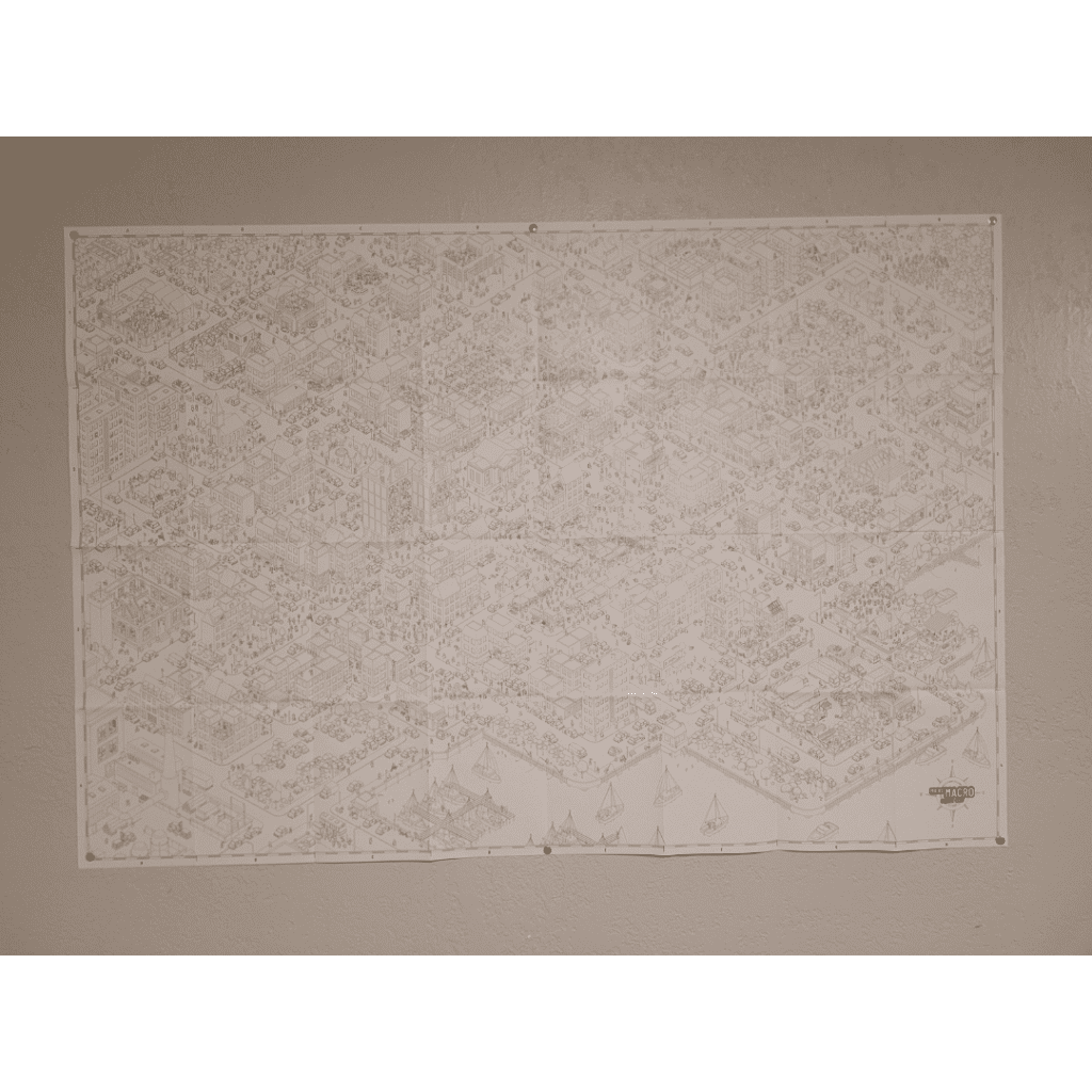 Image illustrates MicroMacro Crime City Game for fun family games.