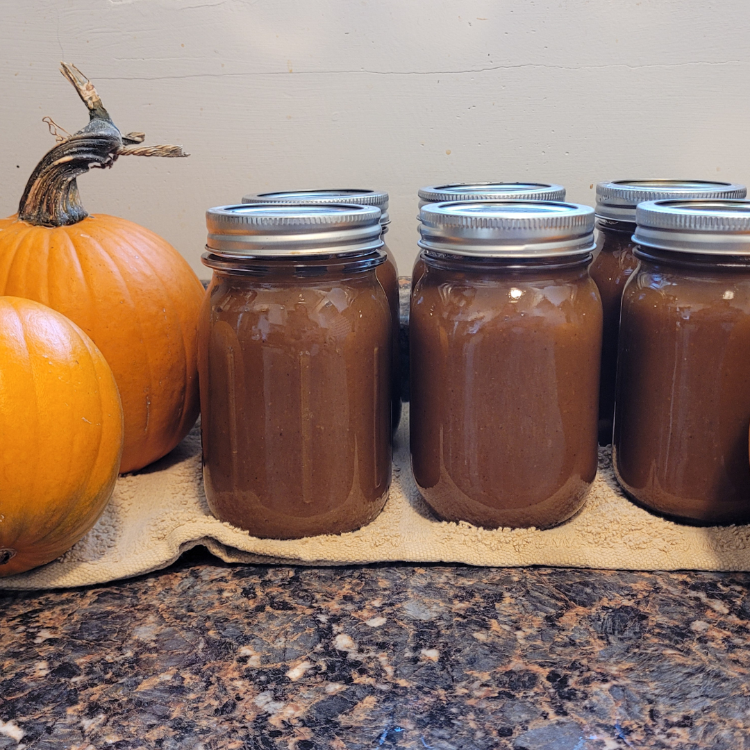 Image illustrates pumpkin butter.