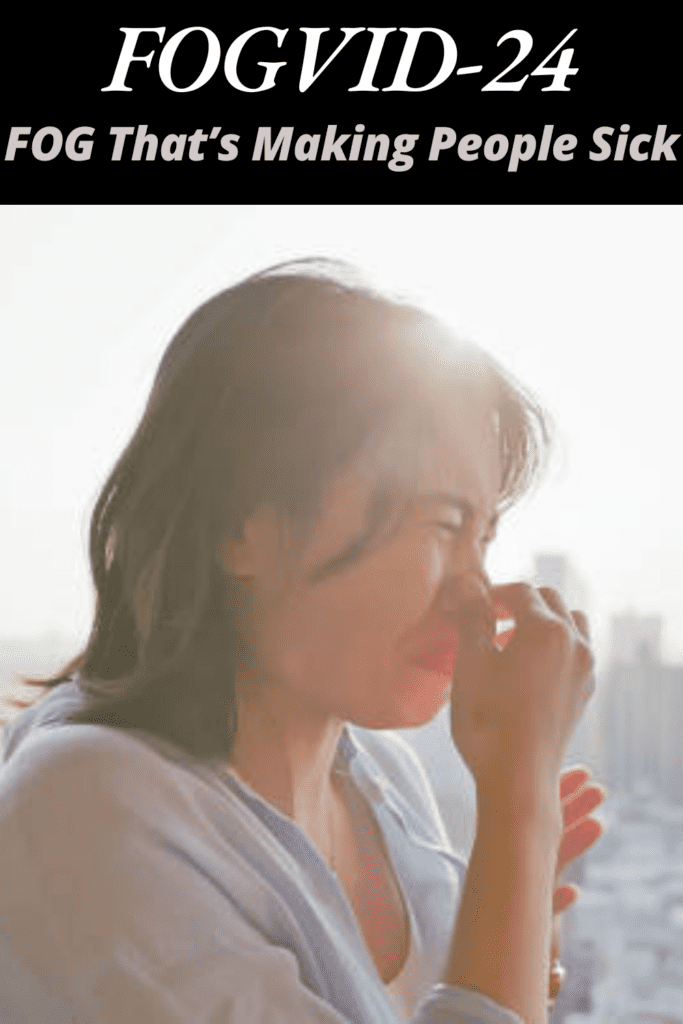 Image illustrates a picture of the mysterious fog that blanketed the world that is making people sick.