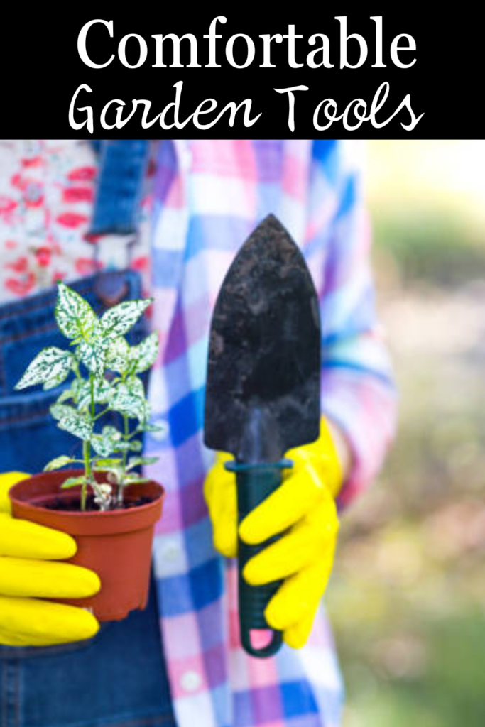 Image illustrates garden tools.