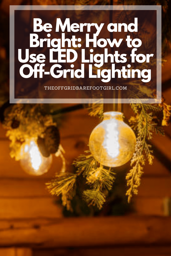 Image illustrates a Pinterest pin of LED lights.