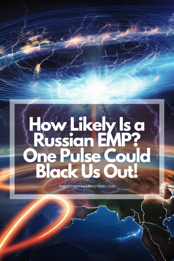 Image illustrates a Pinterest pin of a possible Russian EMP attack.