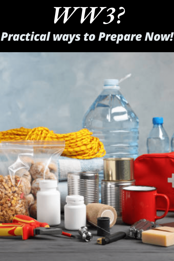 Image illustrates prepping for when does WW3 start