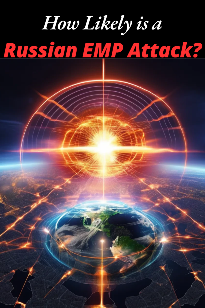 Image illustrates a possible Russian EMP attack.