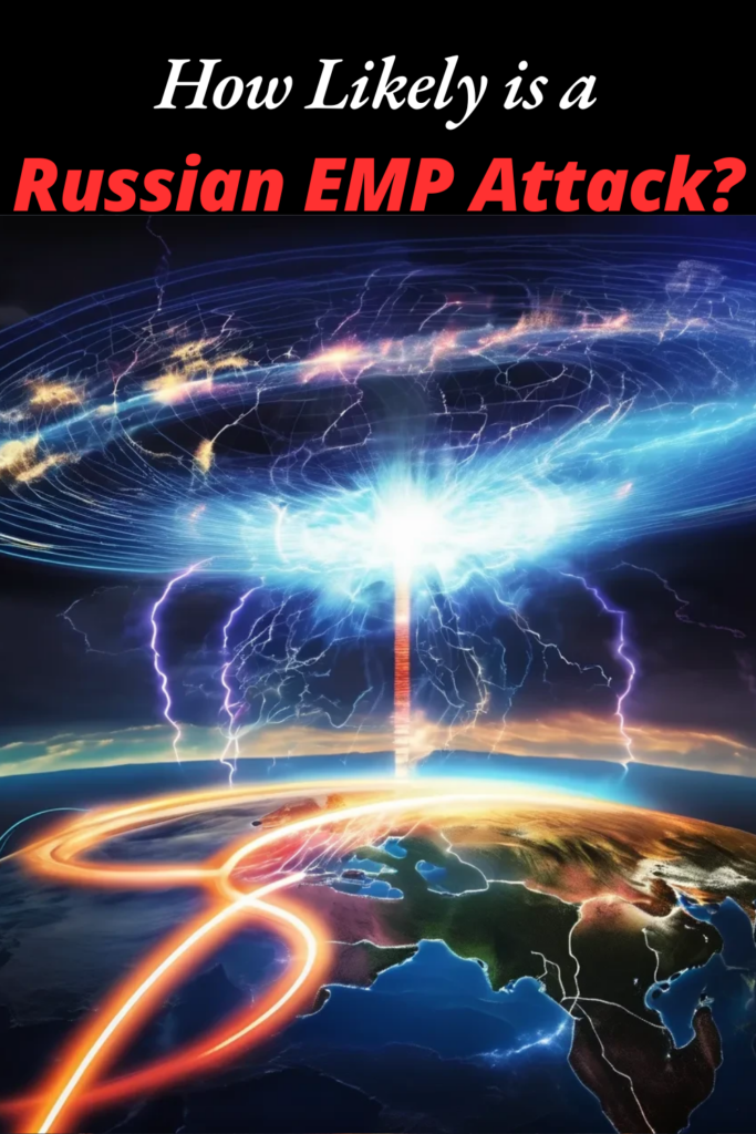 Image illustrates a possible Russian EMP attack.