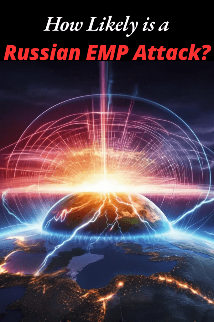 Image illustrates a possible Russian EMP attack.
