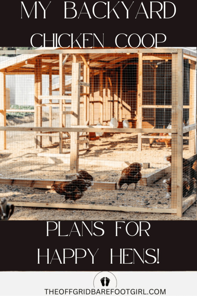 Image illustrates a backyard chicken coop.