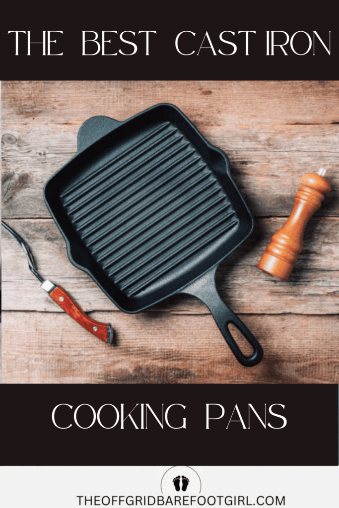 Image illustrates the best cast iron cooking pans.