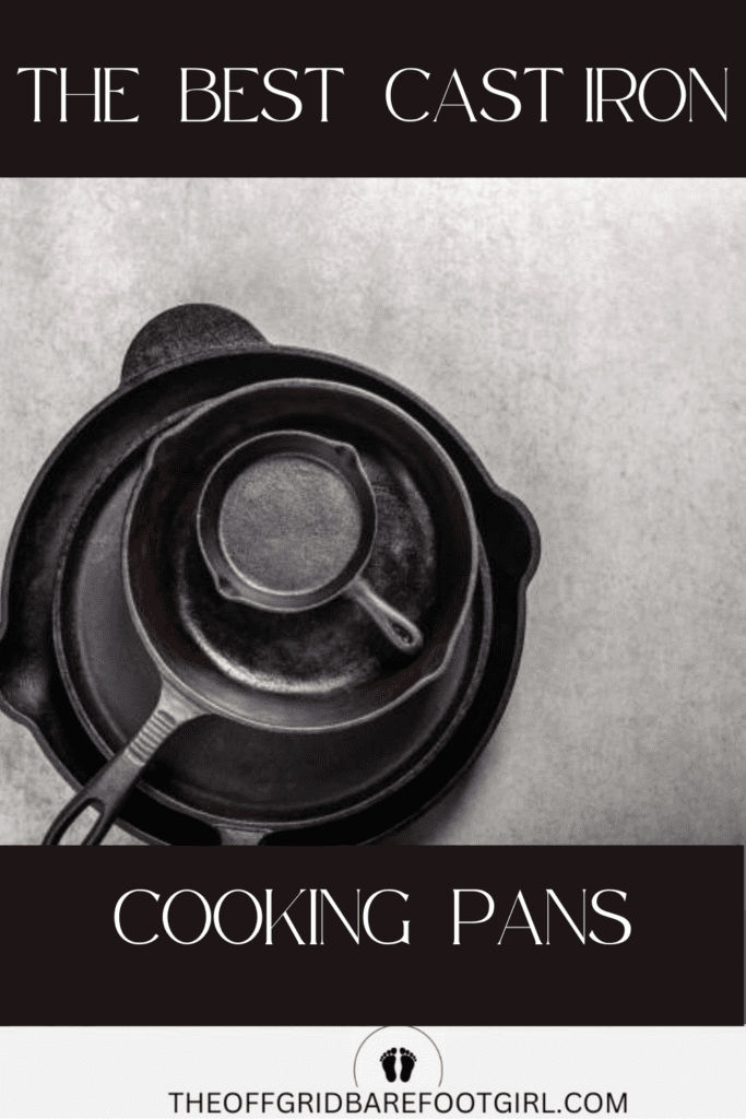 Image illustrates the best cast iron cooking pans.