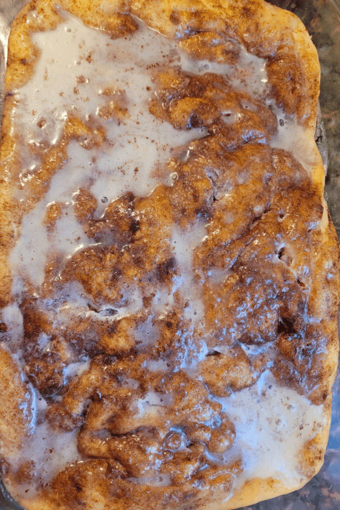 Image illustrates easy cinnamon rolls.