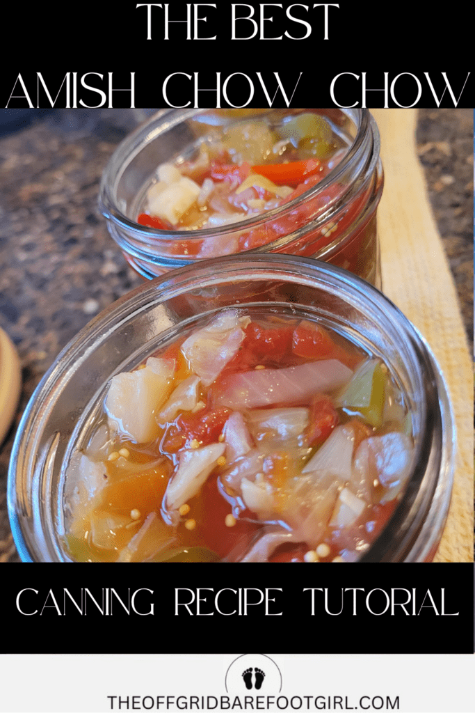 Image illustrates Amish Chow Chow.