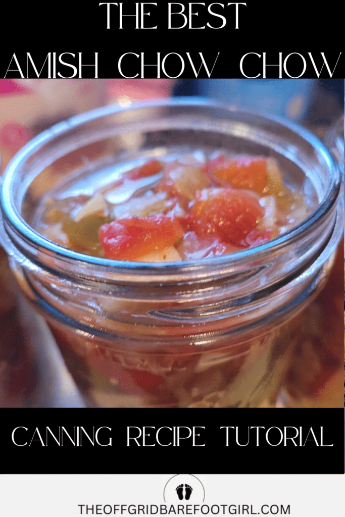 Image illustrates Amish Chow Chow.