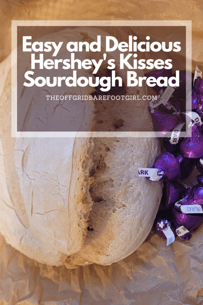 Image illustrates Hershey's Kisses sourdough bread.