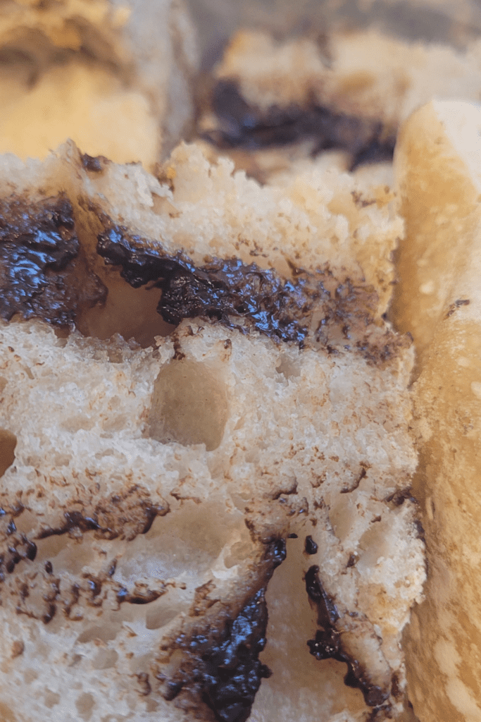 Image illustrates Hershey's Kisses sourdough bread.