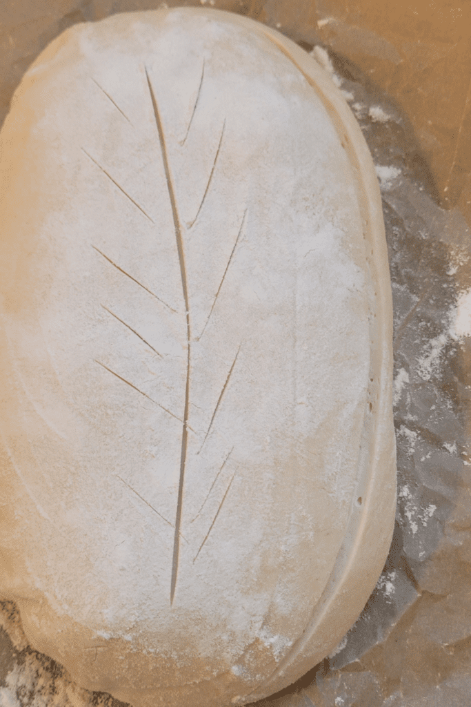 Image illustrates Hershey's Kisses sourdough bread.