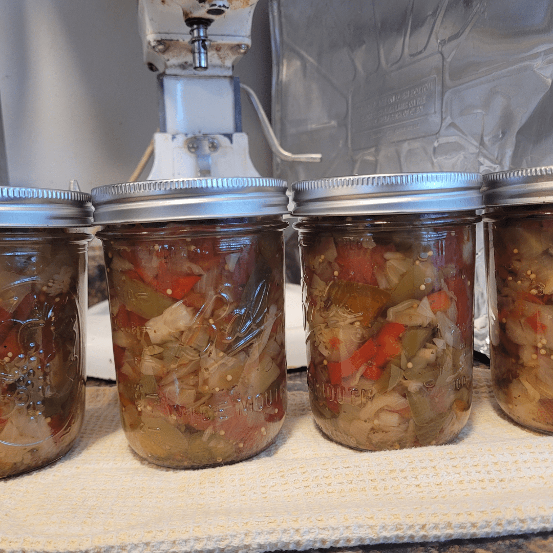 Image illustrates Amish Chow Chow