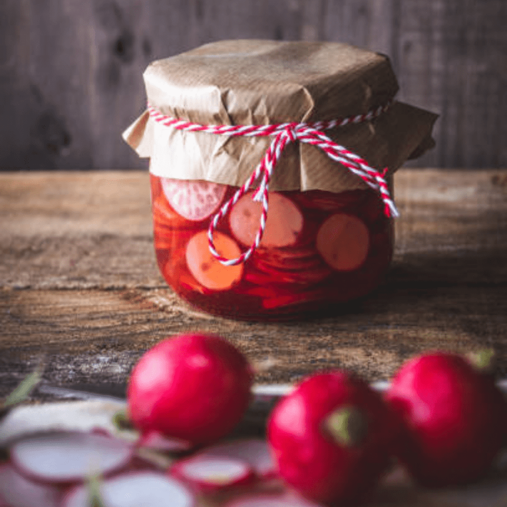 Image illustrates radish recipes.