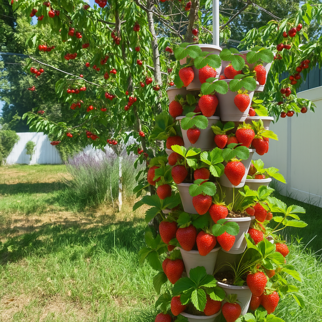 How to Build a Dollar Tree Strawberry Tower