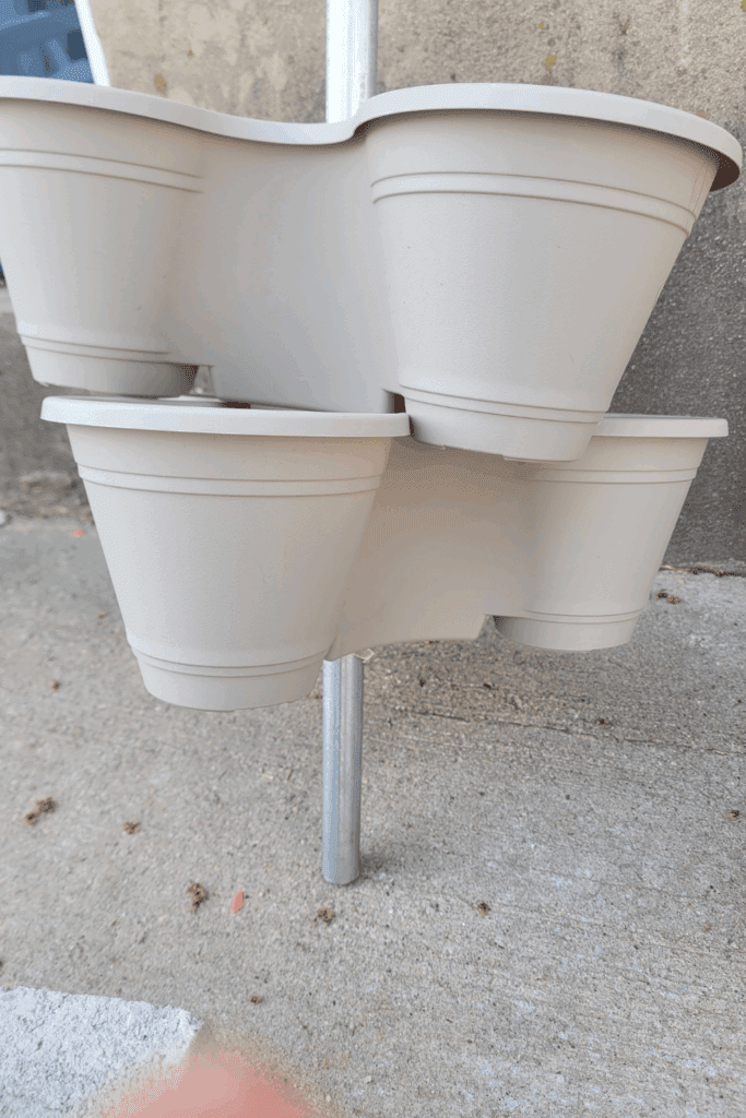 Image illustrates Dollar Tree planters.