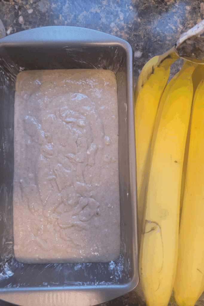 Image illustrates chai-spiced sourdough banana bread.