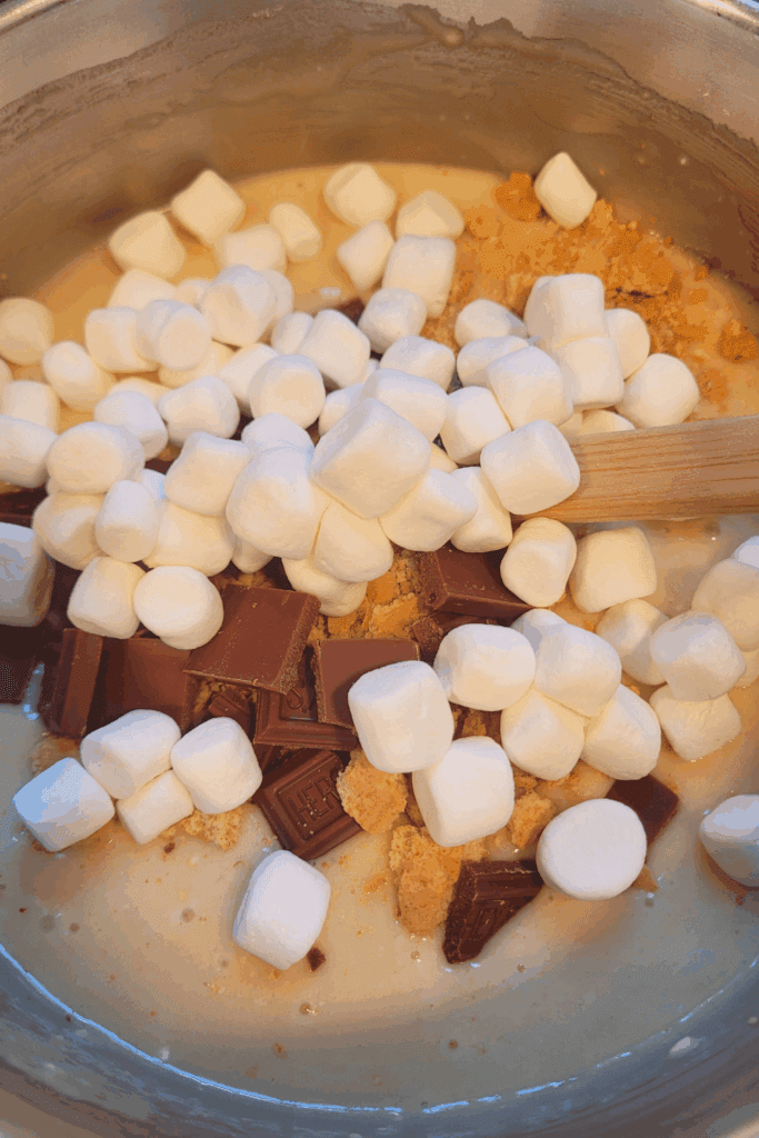 Image illustrates s'mores quick bread.