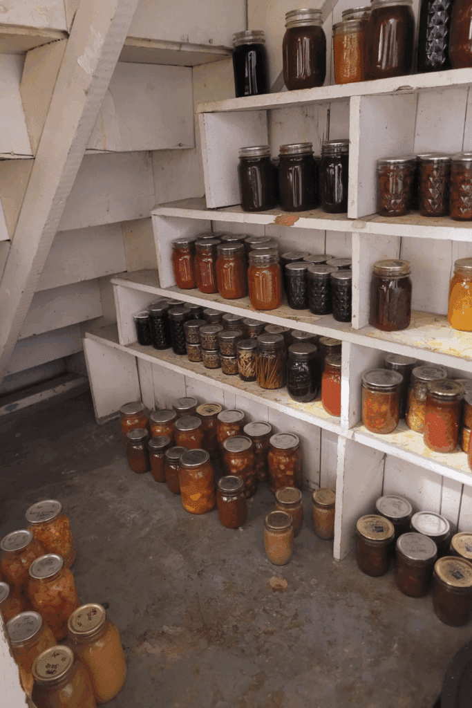 Image illustrates a home pantry.