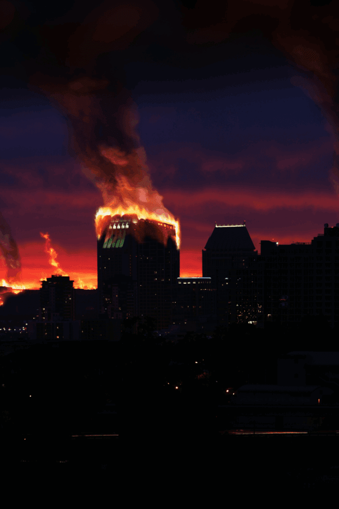 Image illustrates top places to avoid when SHTF.