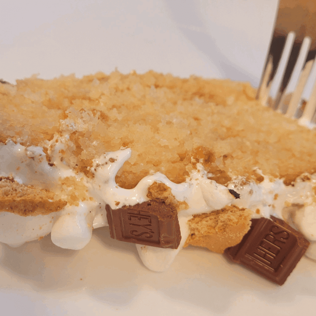 Image illustrates s'mores quick bread.